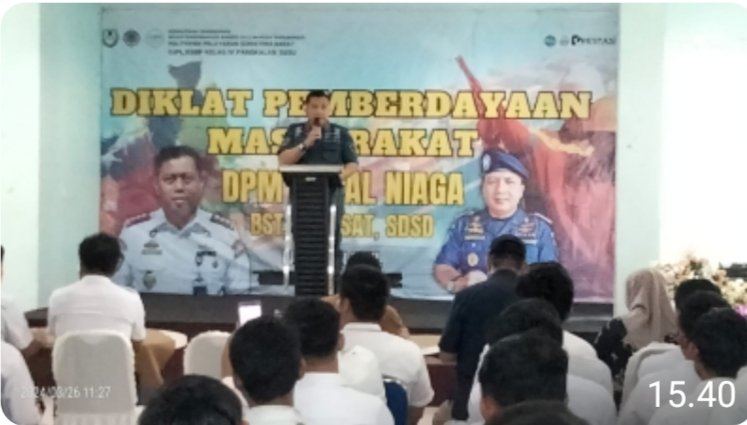 KSOP Kelas lV P. Susu dan Politeknik Sumbar Serta Akademi Penerbangan Gelar Diklat DPM Kapal Niaga, BST, Aff,SAT, SDSD