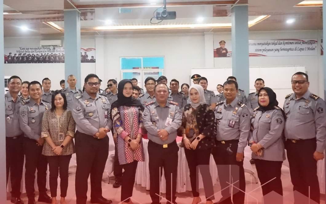 Beri Pelatihan Pelayanan Prima ke Petugas, Lapas Kelas I Medan Gandeng BRI