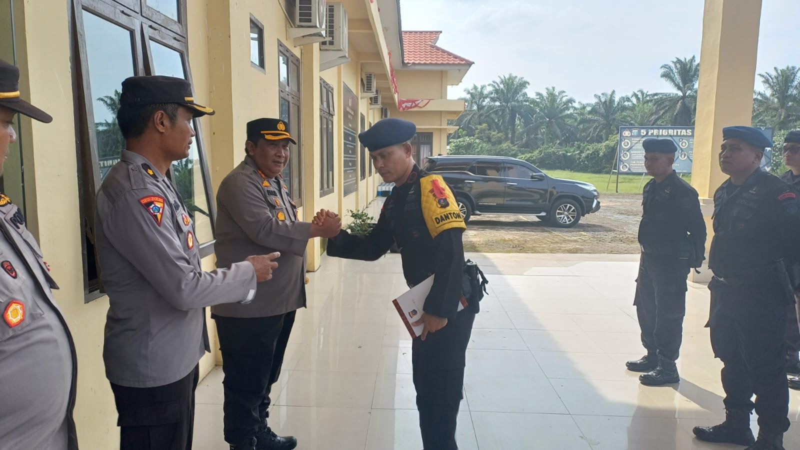 Kapolres Palas Pimpin Apel Pelepasan BKO Brimob Kembali ke Kesatuan