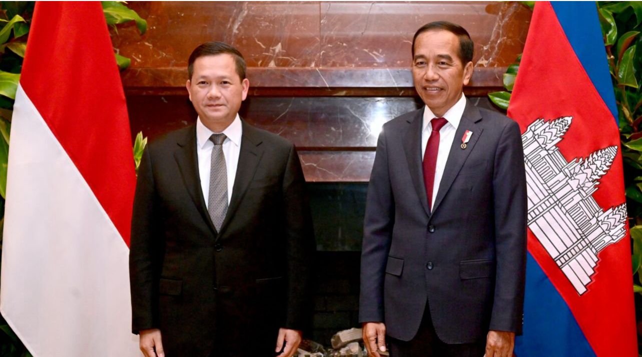 Presiden Jokowi Tingkatkan Kerja Sama dengan Kamboja Saat Bertemu PM Hun Manet