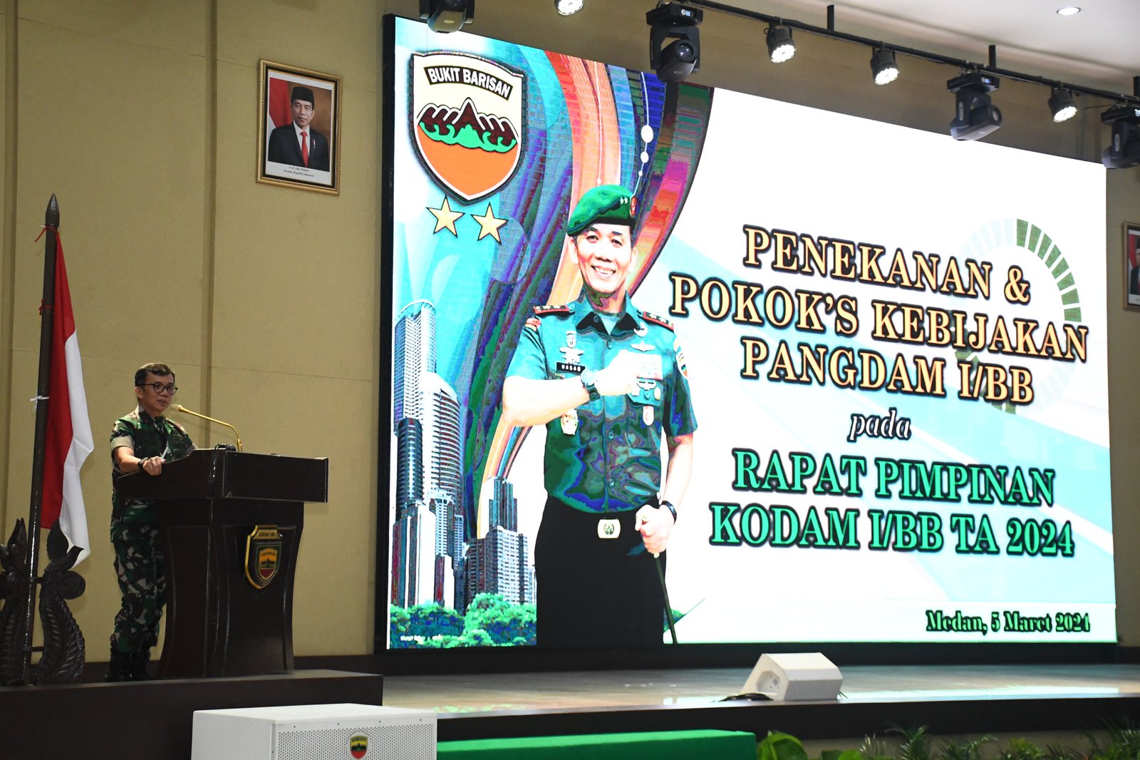 Rapim Kodam I/BB 2024: Tindak Lanjut Pokok-Pokok Kebijakan Pimpinan TNI AD