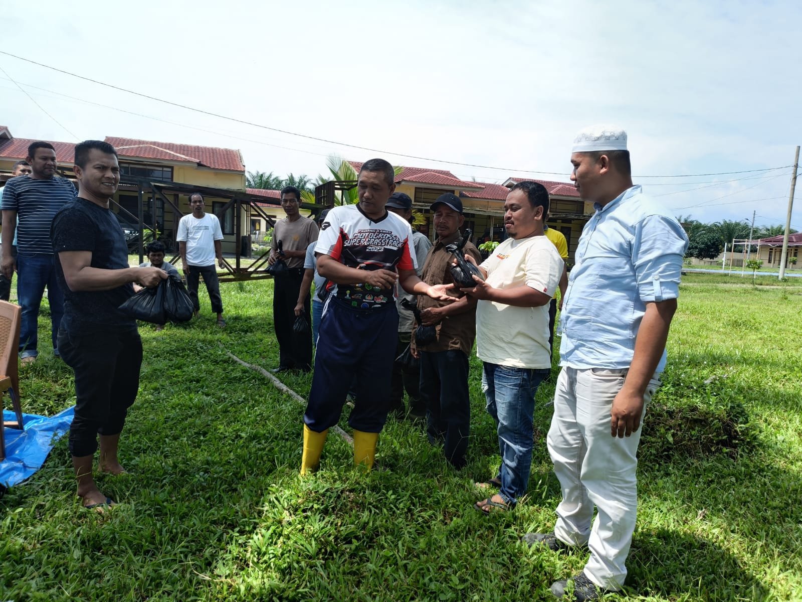 Sambut Bulan Ramadhan 1445 H, Polres Palas Gelar Tradisi Pemotongan Sapi