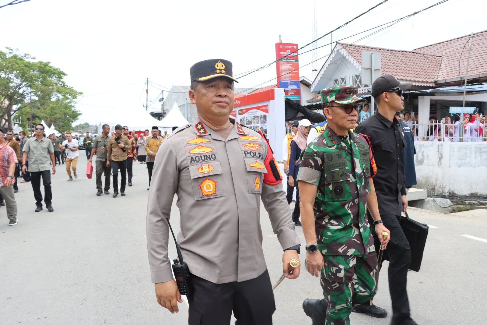 Kapolda Sumut Sambut Presiden Jokowi Kunker di Sumut
