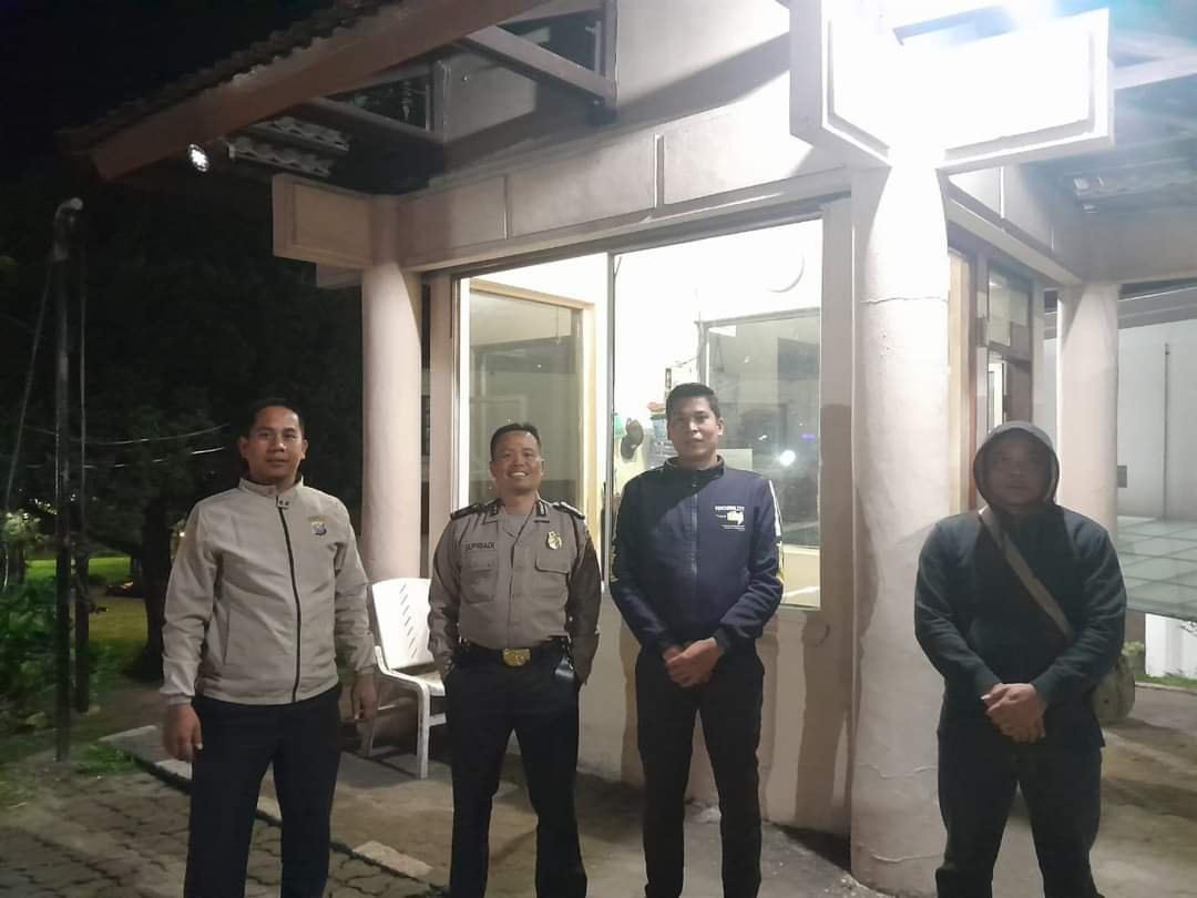 Jaga Kamtibmas Malam Ramadhan, Polsekta Berastagi Patroli Keliling Kota