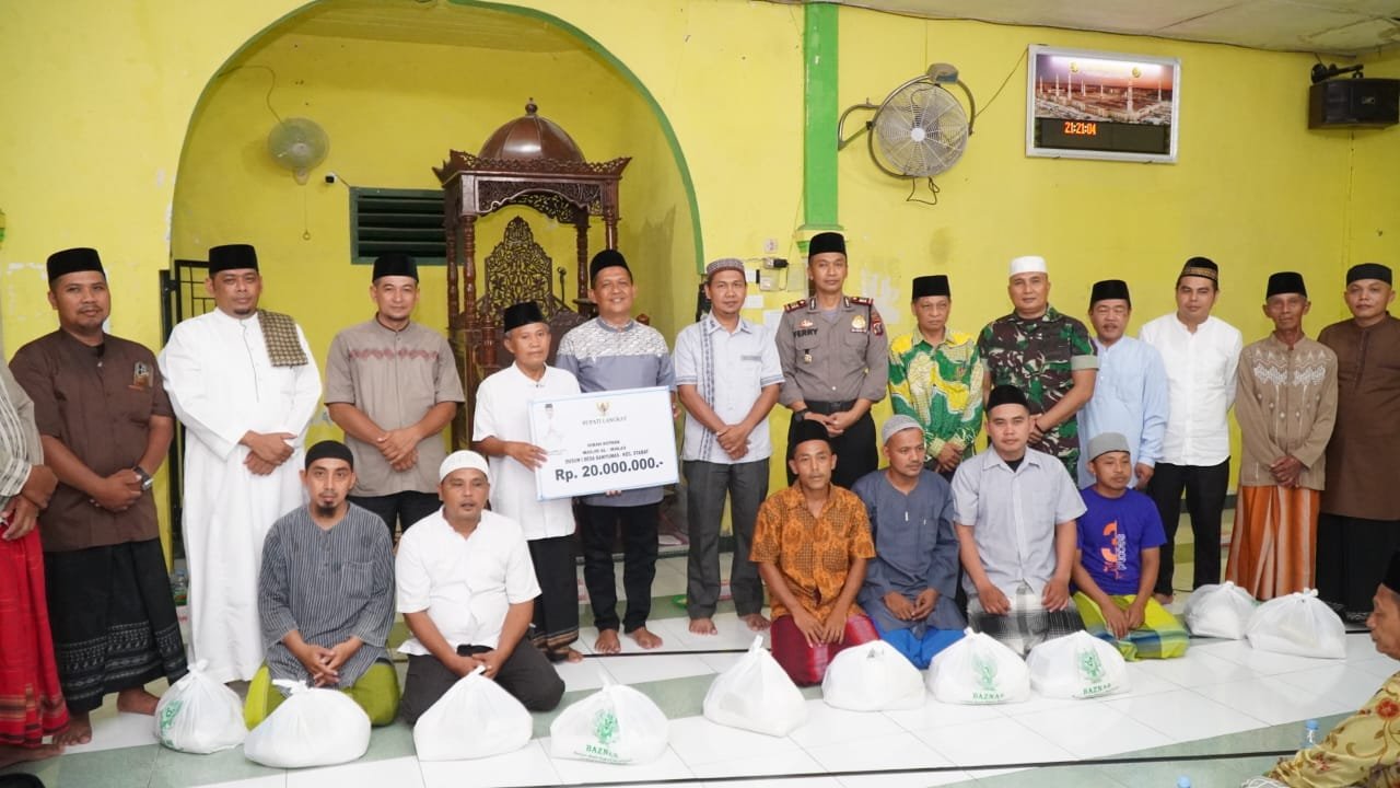 TIM I Safari Ramadhan Pemkab Langkat, Kunjungi Masjid Raya Al Ikhlas