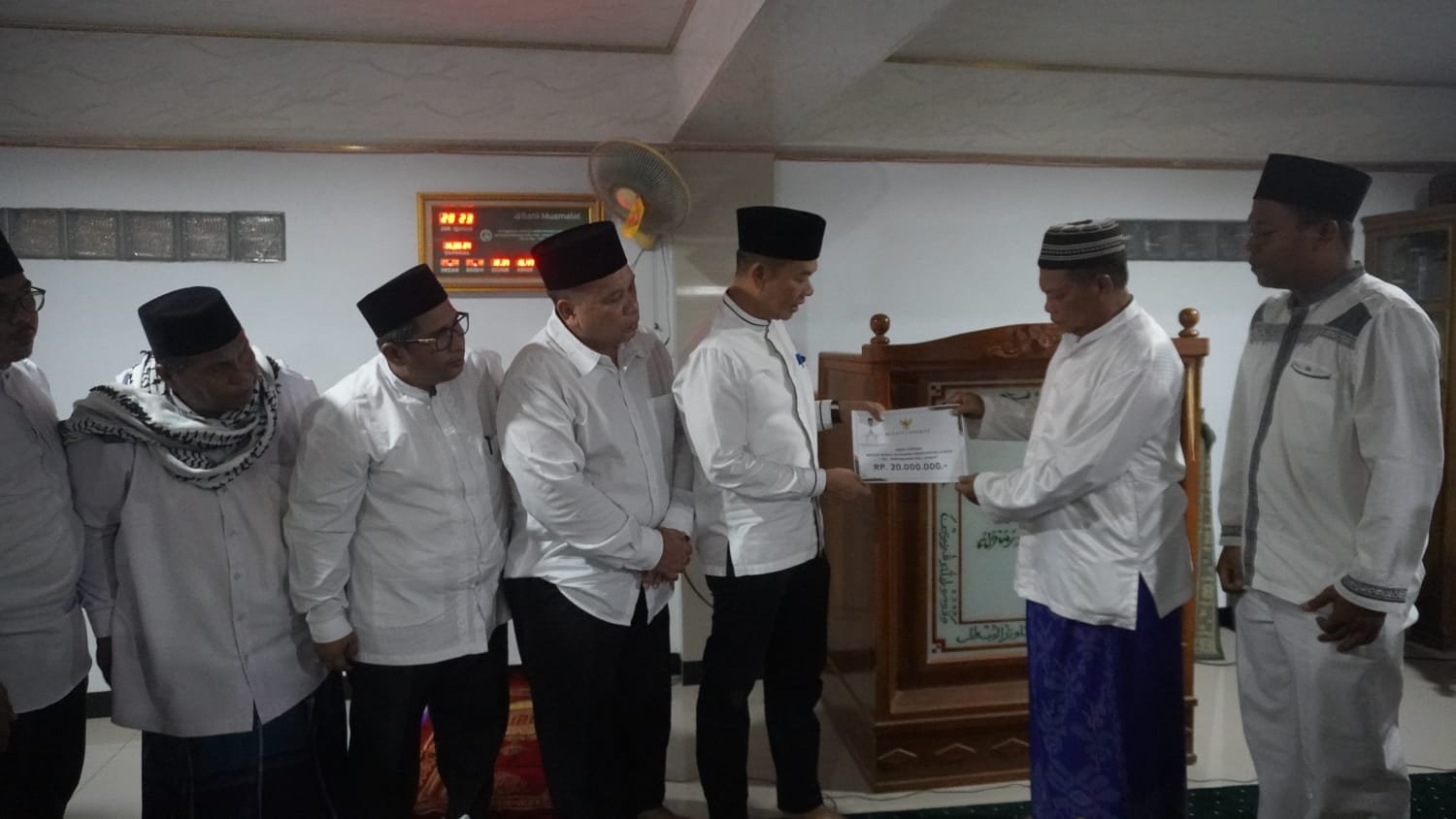 Tim 2 Pemkab Langkat Safari Ramadhan Ke Mesjid Nurul Muslimin Stabat