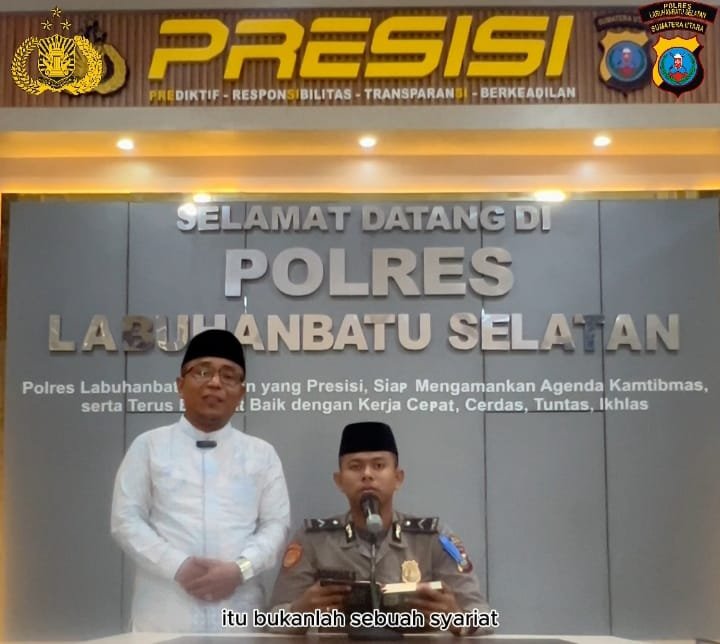 Polisi Santri Polres Labusel Giat Mengaji, Mengajak Meningkatkan Keimanan dan Taqwa kepada Allah SWT