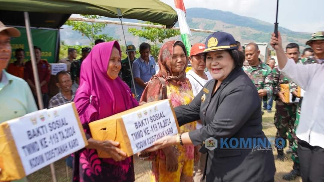 Bupati Karo Hadiri penutupan TMMD Ke-119 TA 2024 di Wilayah Kodim 0205/Tanah Karo