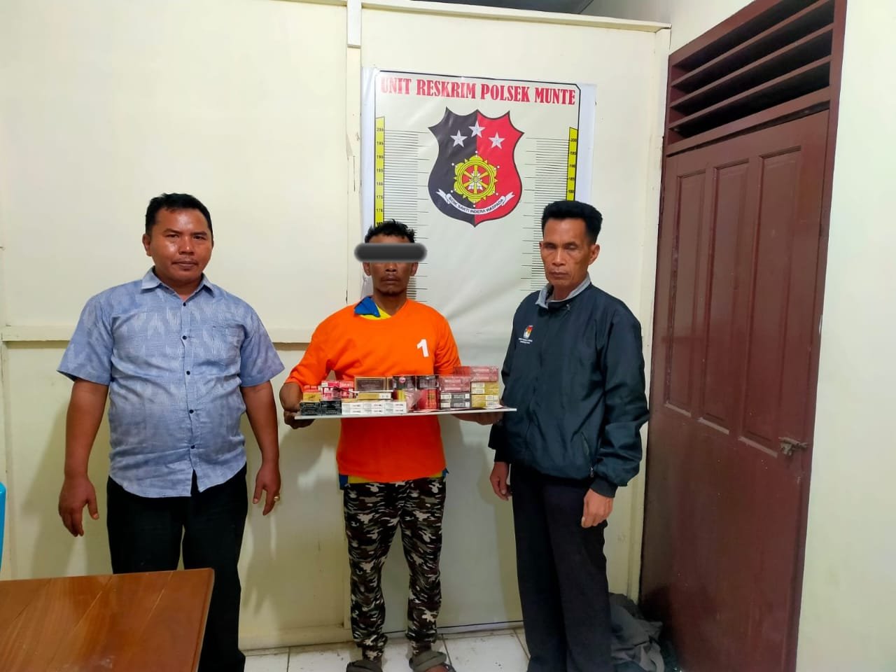 Dalam tempo 2 Jam Polsek Munte Berhasil Mengamankan Pelaku Pencurian