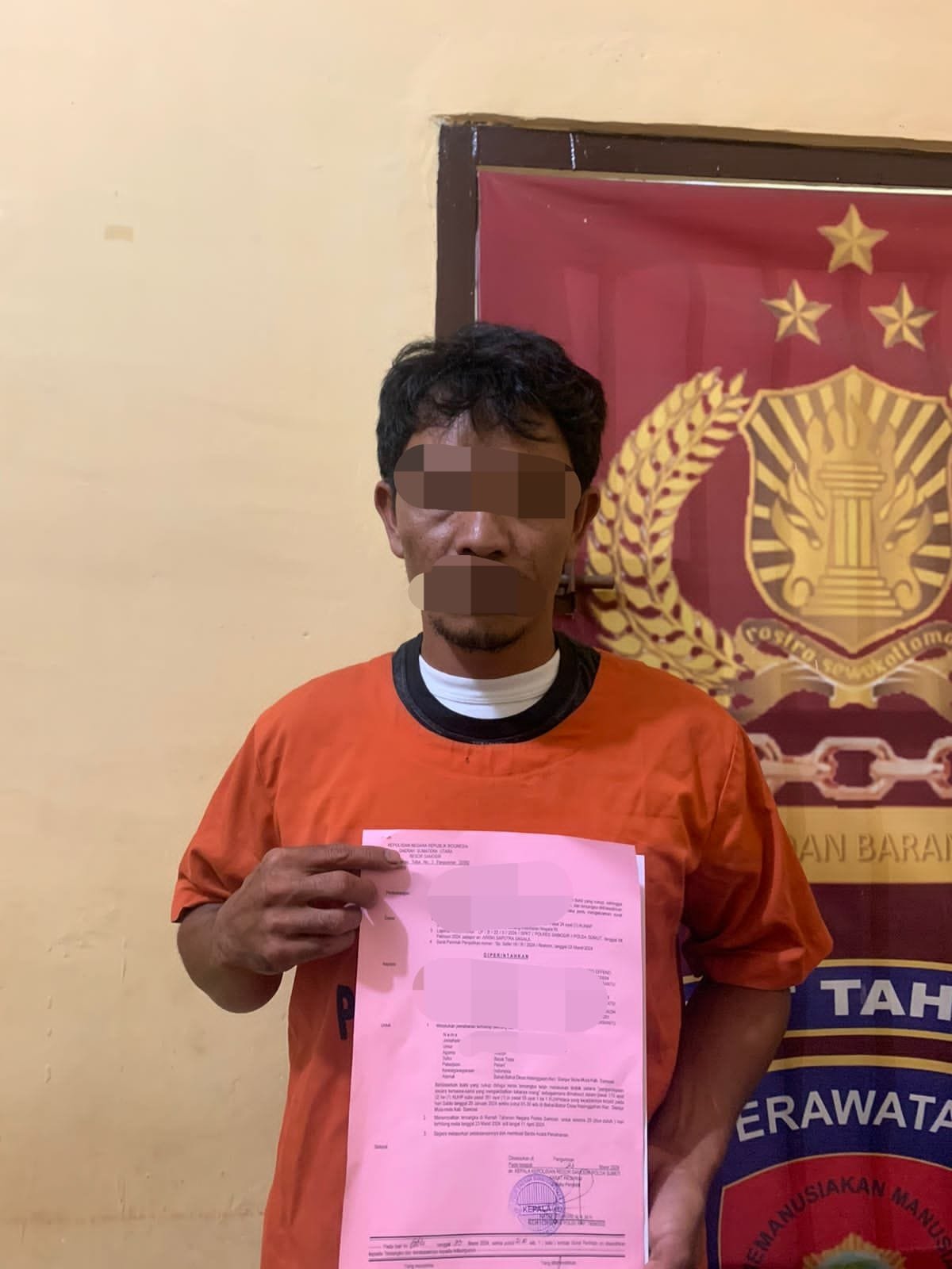 Polres Samosir Amankan Tersangka Penganiayaan