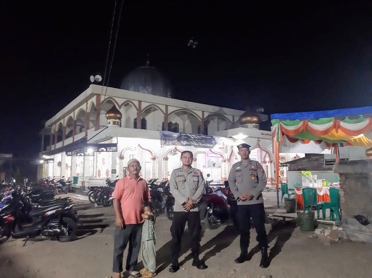 Polsek Sosa Patroli Rutin, Jaga Situasi Aman Bulan Ramadhan