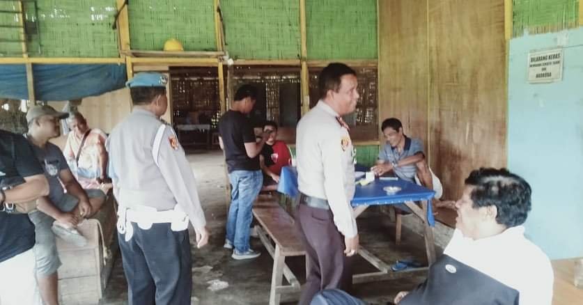 Tindak Lanjuti Laporan Masyarakat Tentang Adanya Kegiatan Perjudian Dan Narkoba di Kecamatan, Polsek Tigabinanga Gelar Razia