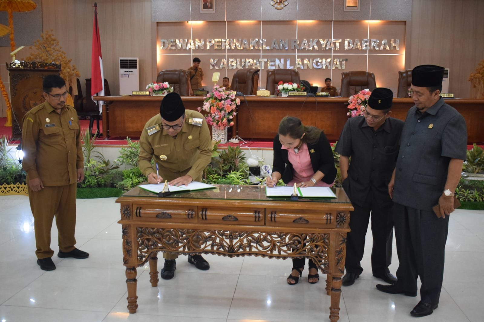 DPRD Langkat Gelar Paripurna LKPJ Bupati