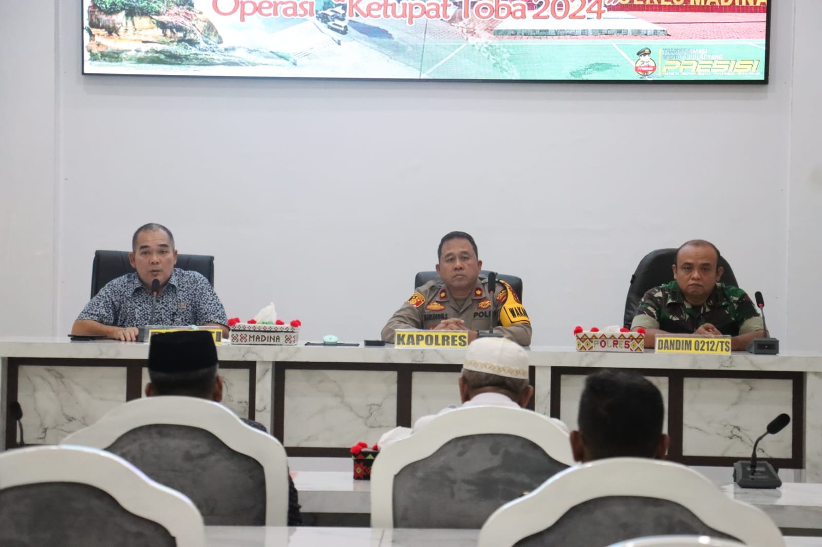 Polres Madina, Forkopimda Rakor Persiapan Ops Ketupat Tahun 2024