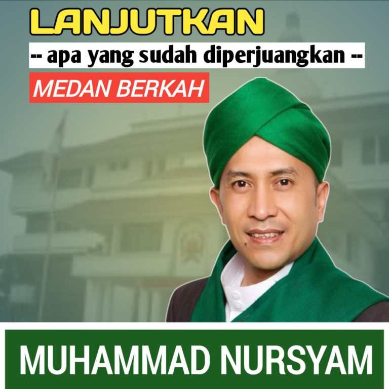 Diusung Masyarakat dan Jamaah Pengajian, Ust M. Nursyam Siap Menuju Wali Kota Medan 2024 – 2029