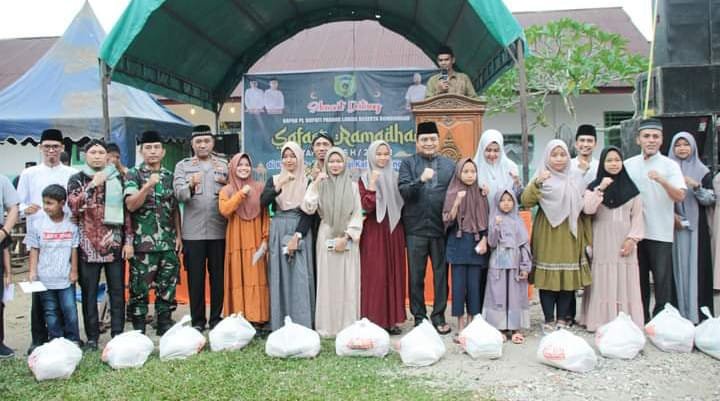 Pj Bupati Palas Bersama Wakapolres Safari Ramadhan di Kecamatan Hutaraja Tinggi