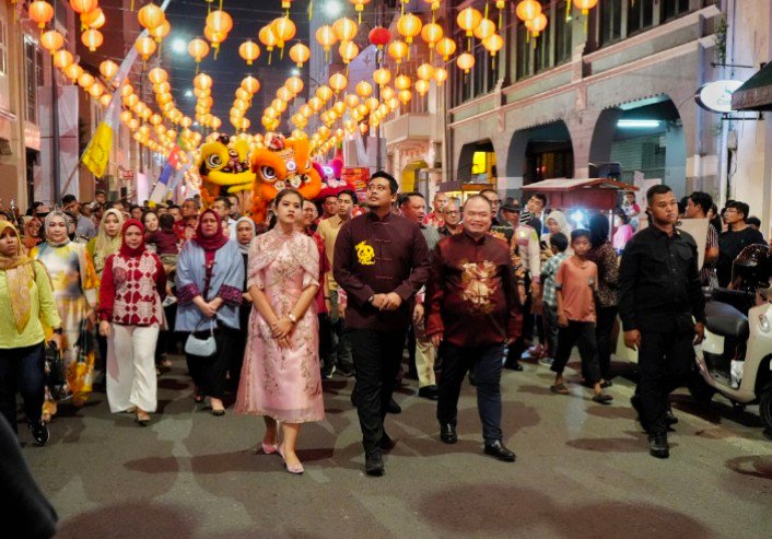 Perayaan Harmoni Imlek Berlangsung Meriah, Wali Kota Medan : Perayaan Ini Untuk Seluruh Masyarakat Kota Medan