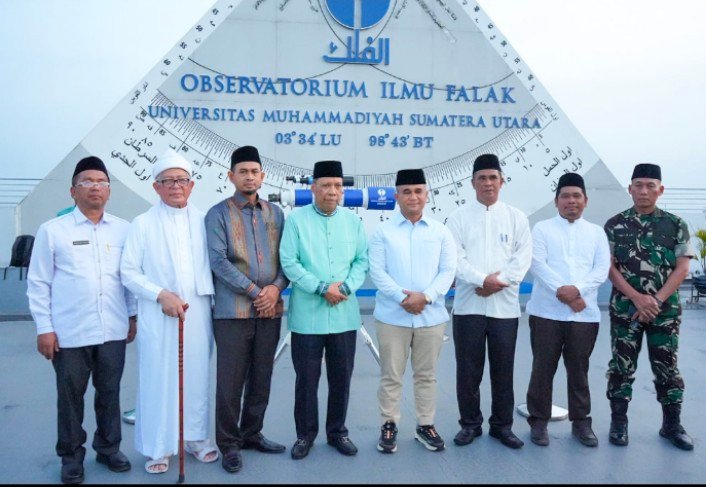 Bobby Nasution Pantau Hilal Awal Ramadan Tahun 1445 H