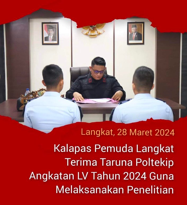 Lapas Pemuda Langkat terima Taruna Poltekip Angkatan LV Tahun 2024 Guna Melaksanakan Penelitian
