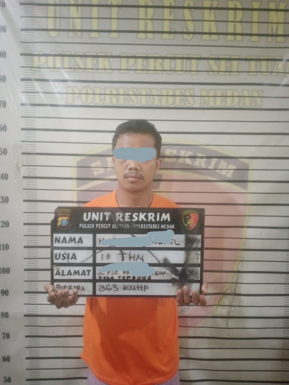 Warga Amankan Pelaku Pencurian Sepeda Motor