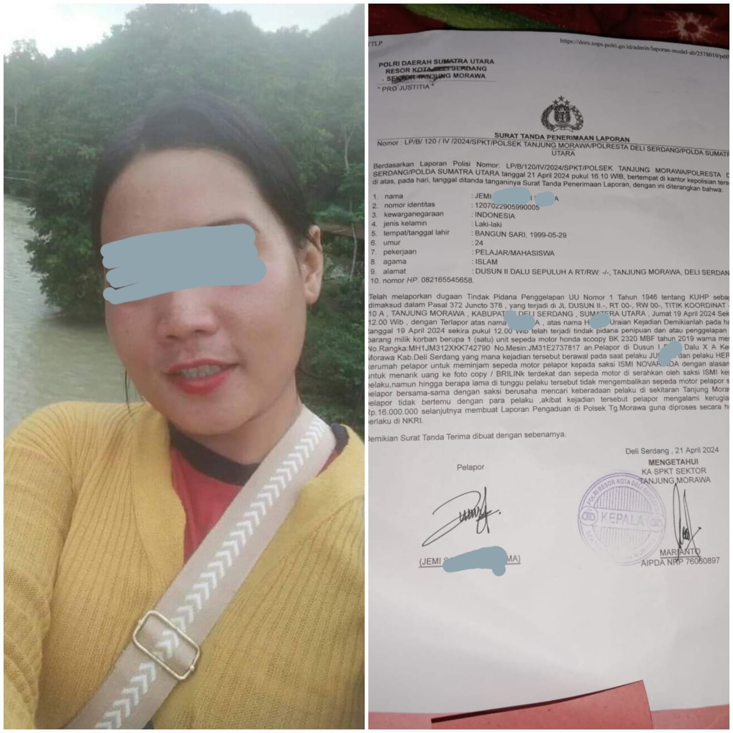 Modus Pinjam Pakai, Pasutri Gelapkan Sepeda Motor