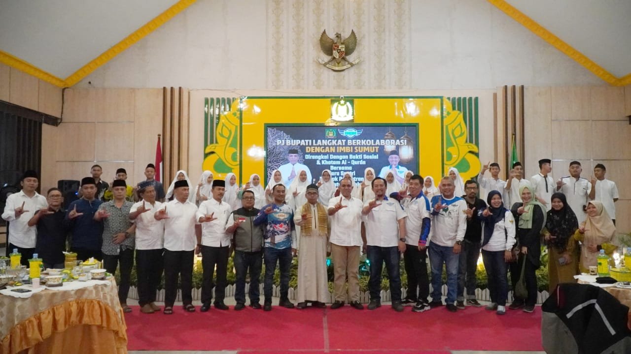 Pj Bupati Langkat Bersama IMBI Sumut Gelar Bakti Sosial