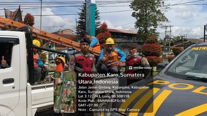 Sat Samapta Polres Tanah Karo Tingkatkan Patroli di Kabanjahe