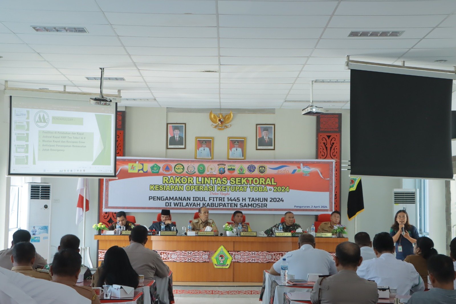 Polres Samosir, Rakoor Lintas Sektoral, Kesiapan Operasi Ketupat Toba 2024