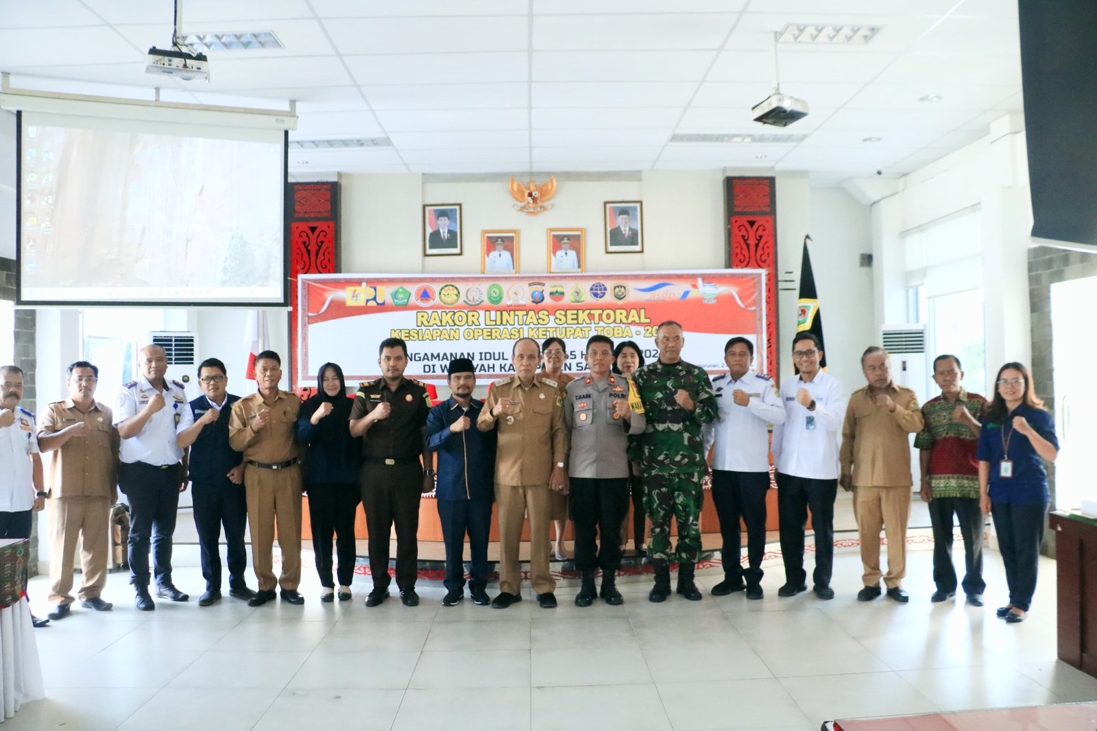 Wabup Samosir, Buka Rakor Lintas Sektoral, Minta Kesiapan Stakeholder