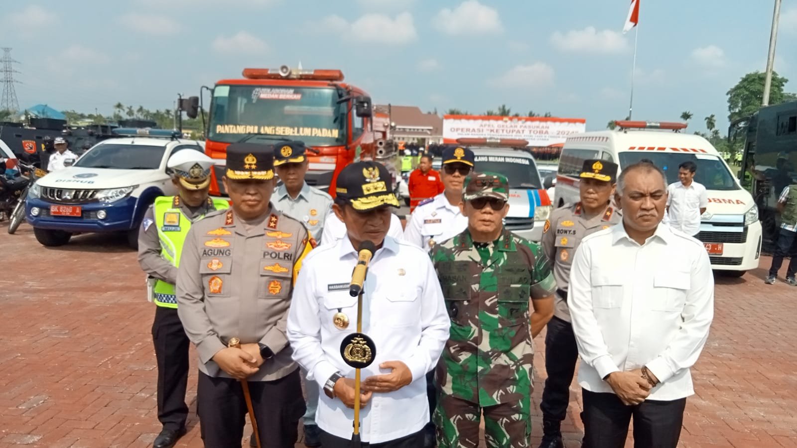 Polda Sumut Gelar Apel Ops Ketupat Toba 2024