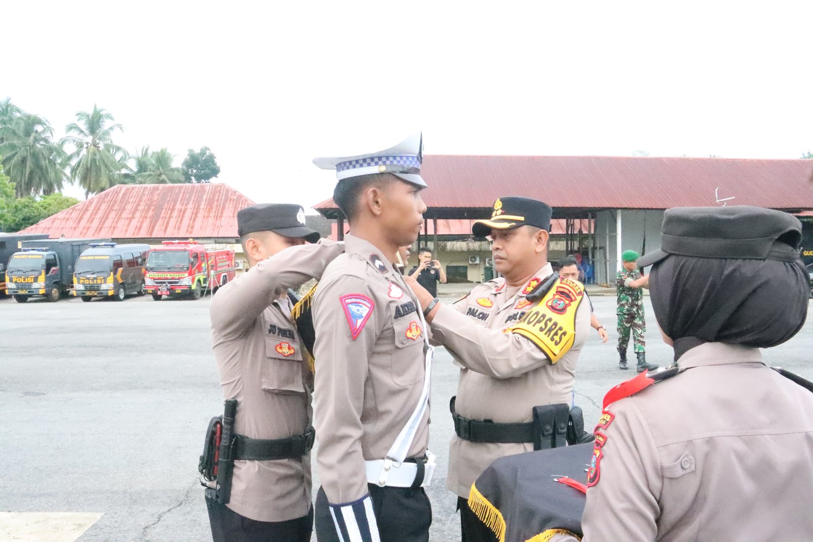 Gelar Apel Pasukan Operasi Ketupat 2024, Polres Madina Siapkan 5 Pos Pengamanan Lebaran