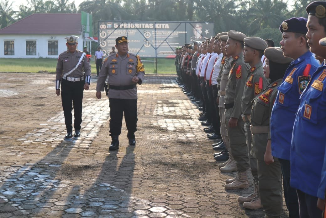 Jelang Pengamanan Idul Fitri 1445 H, Polres Palas Gelar Apel Pasukan Ops Ketupat 2024