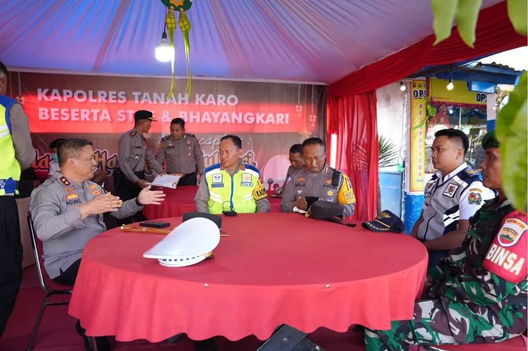 Tinjau Ops Ketupat Toba di Karo, Kapoldasu: Berdayakan Seluruh Alat Komunikasi