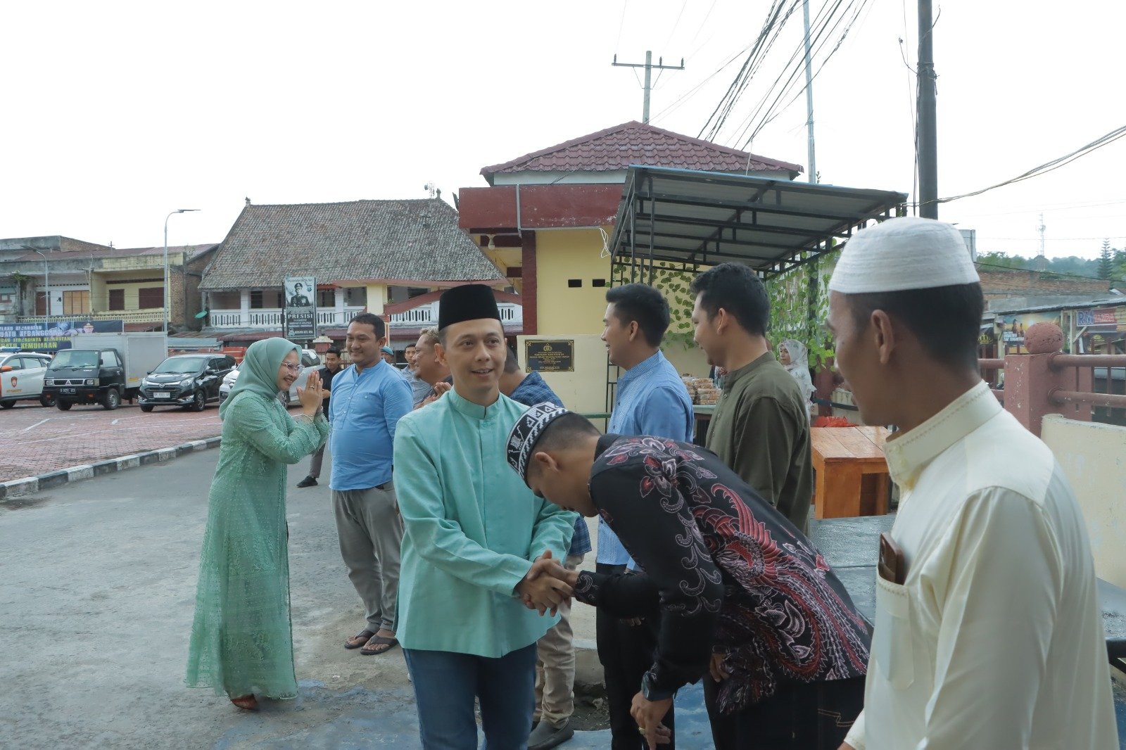 Kapolres Samosir dan Ketua Bhayangkari, Gelar Halal Bil Halal
