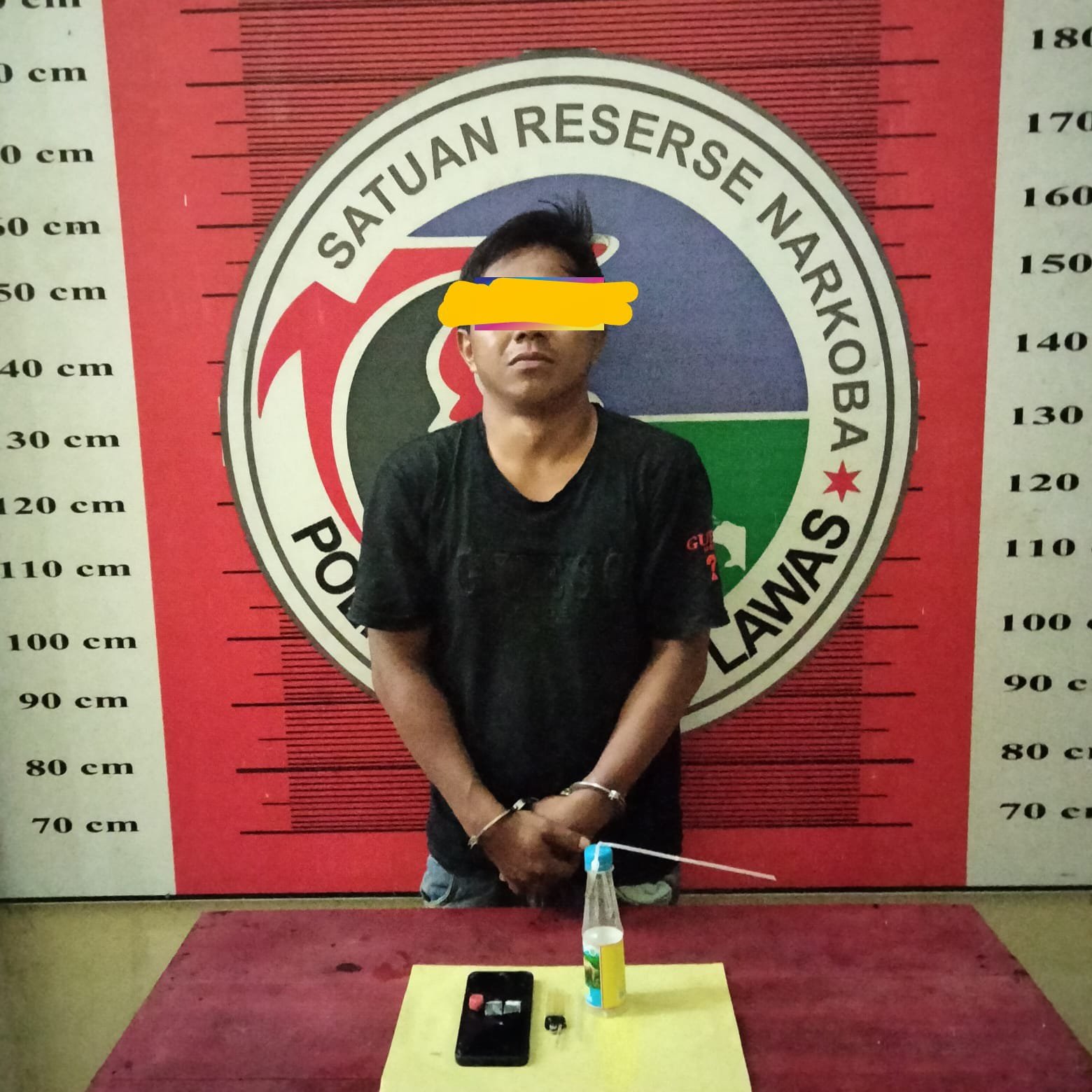 Satresnarkoba Polres Palas Berhasil Menangkap Seorang Pengedar Narkoba