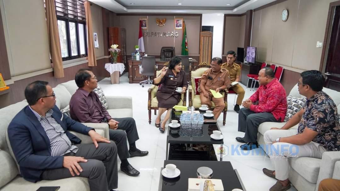 Bupati Karo Terima Kunjungan Panitia Perayaan Paskah GPDI Se-Tanah Karo