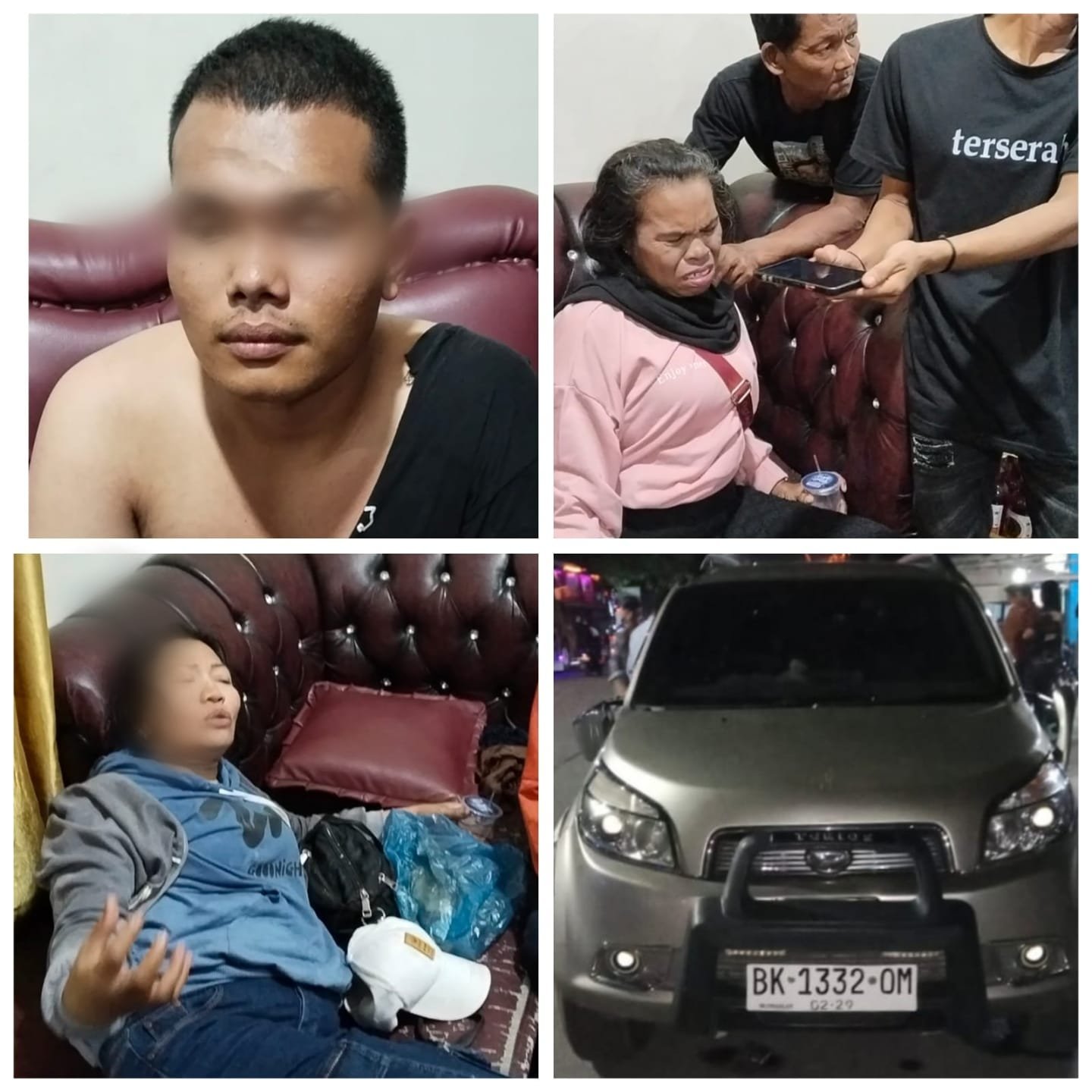 Oknum Brimob Polda Sumut Bersama Wanita Cantik Tabrak Warga, 4 Korban Luka – Luka