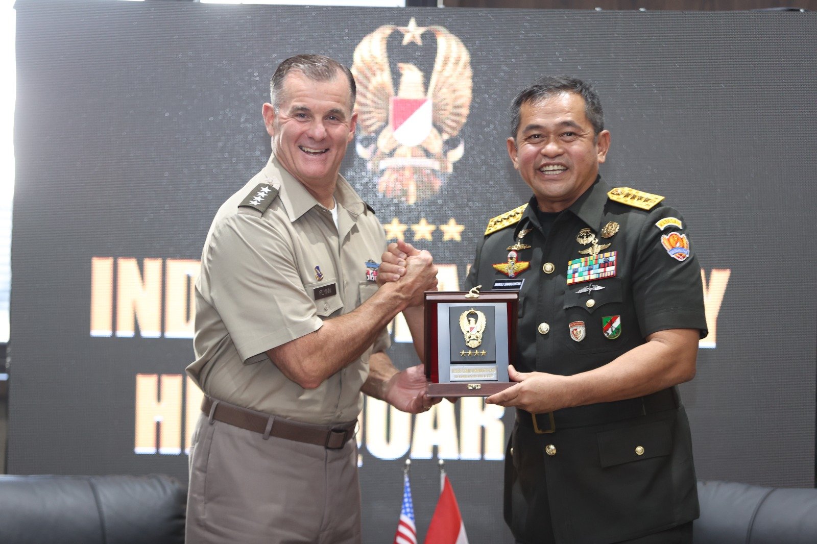 Terima Kunjungan Kehormatan Danjen USARPAC, Kasad Sepakat Perkuat Kerja Sama
