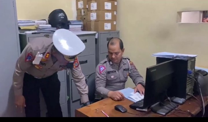 Wadir Lantas Poldasu Sidak Satpas Polres Belawan