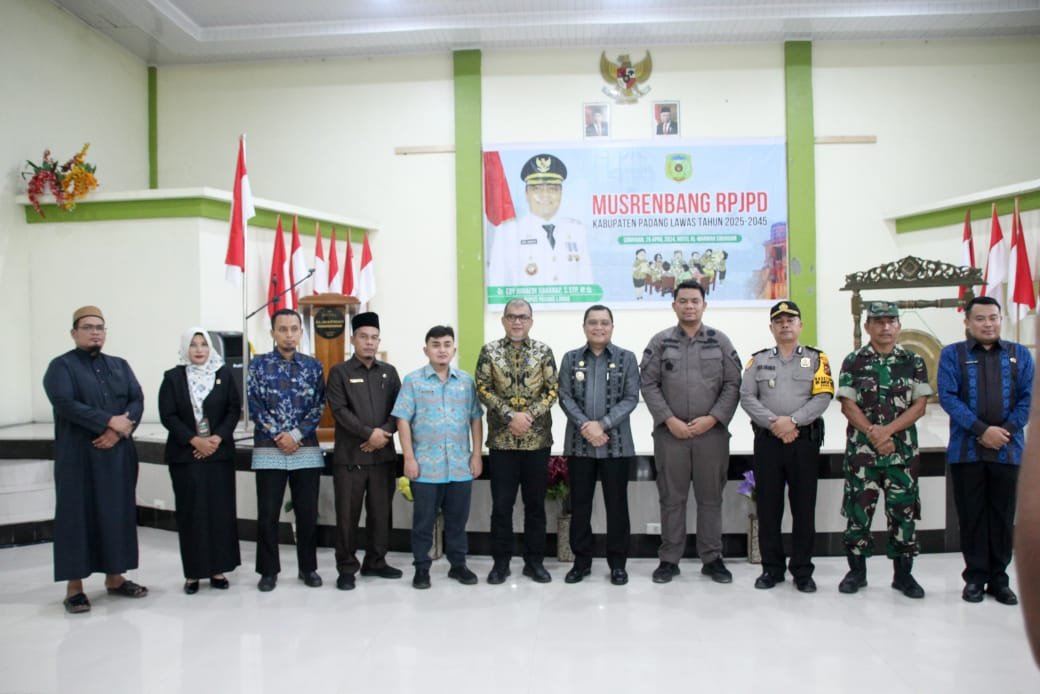 Pj Bupati Palas Resmi Buka Musrenbang RPJPD Kabupaten Palas Tahun 2025- 2045