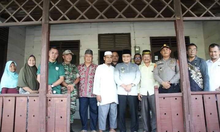 Pj Bupati Palas Kunjungi Situs Cagar Budaya Bagas Godang, di Binanga