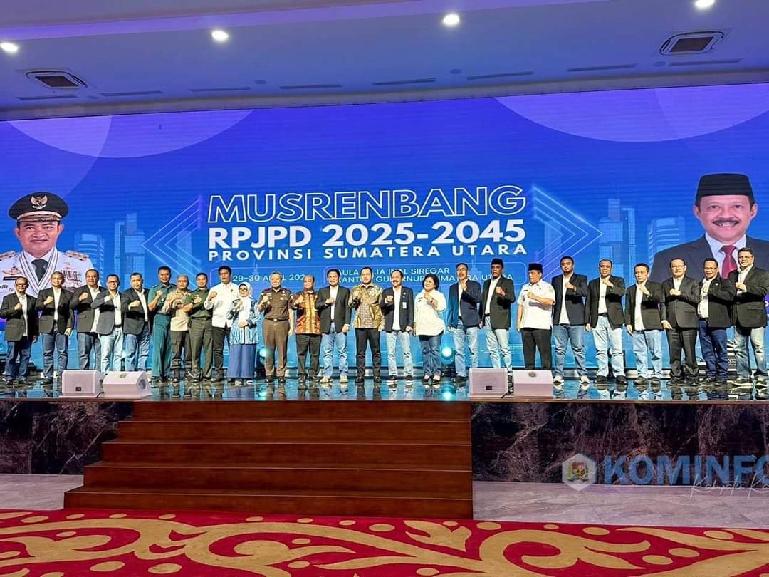 Bupati Karo Hadiri Musrenbang, RPJPD Tahun 2025-2045 di Medan