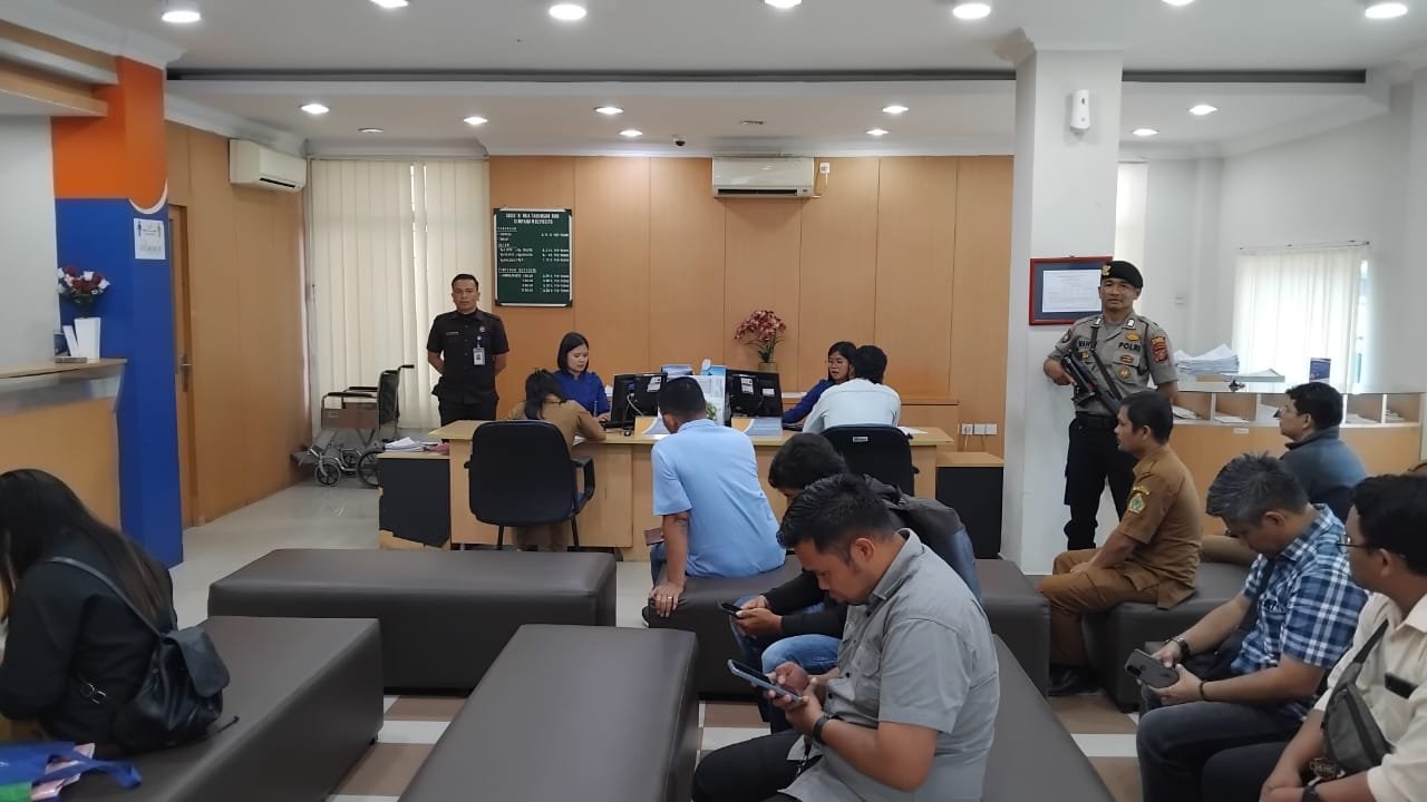 Polres Samosir Lakukan Pengamanan Objek Vital Kantor Perbankan