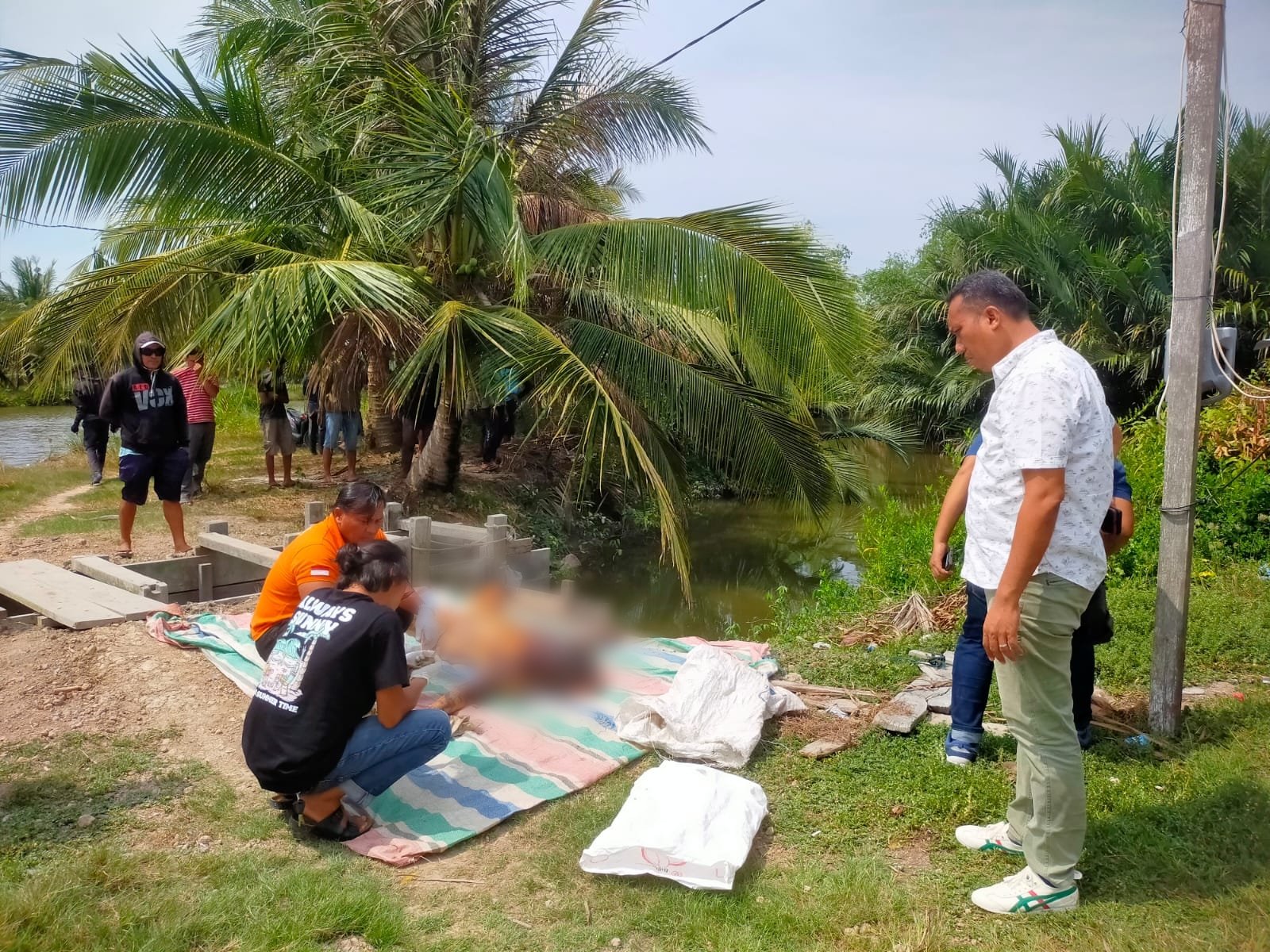 Warga Temukan Mayat Mr X, Mengapung di Sungai Palo Ibus Desa Tanjung Rejo