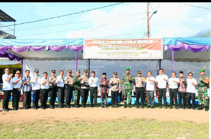 Pemkab Samosir Hadiri, Gelar Apel Pasukan Operasi Toba 2024