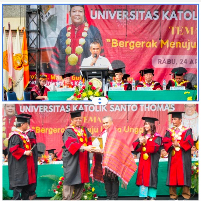 Ucapkan Selamat Dies Natalis ke-40 UNIKA Santo Thomas, Wali Kota Medan Berharap Semakin Melahirkan Prestasi Membanggakan