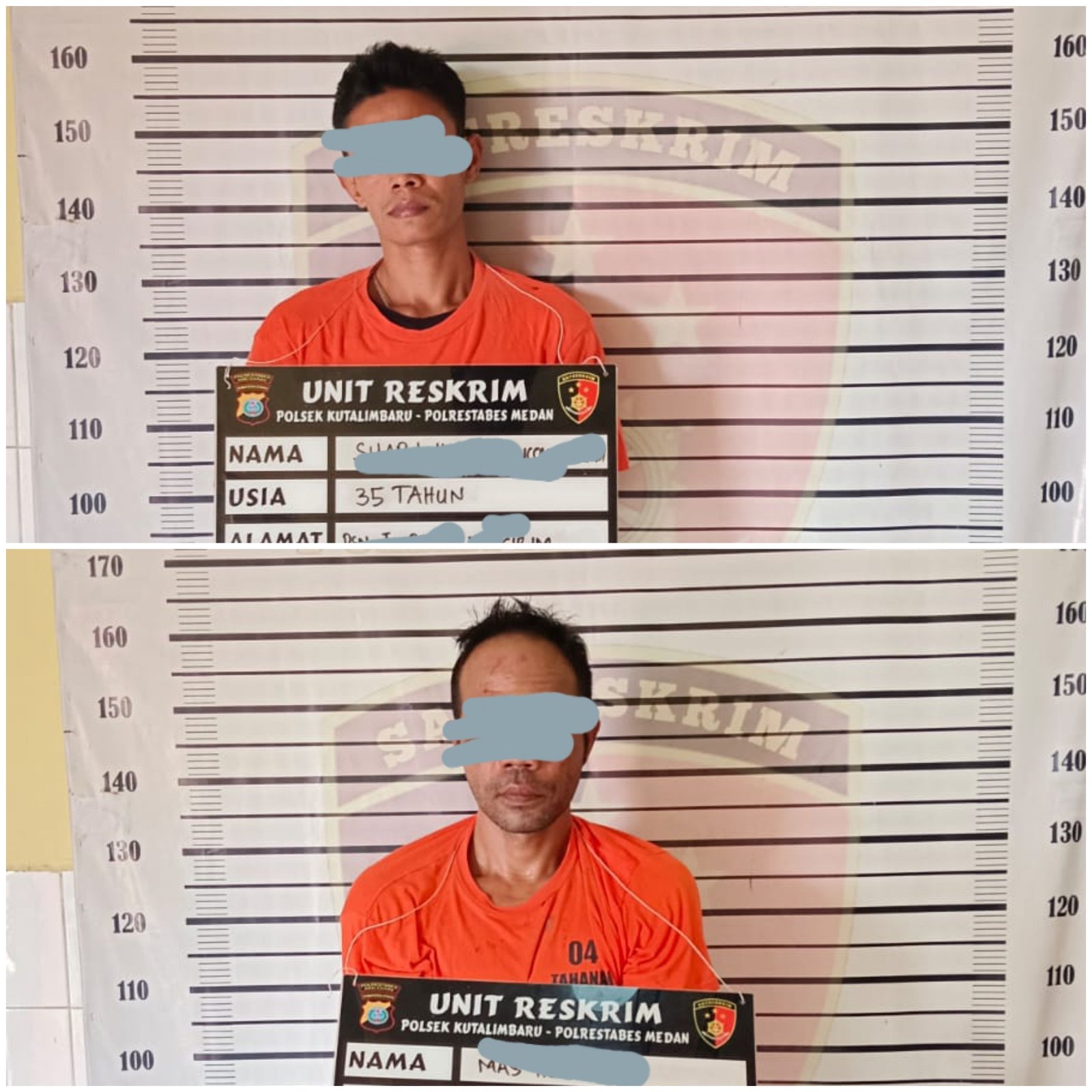 Operasi Antik 2024, Unit Reskrim Polsek Kutalimbaru Amankan 2 Pengedar Sabu