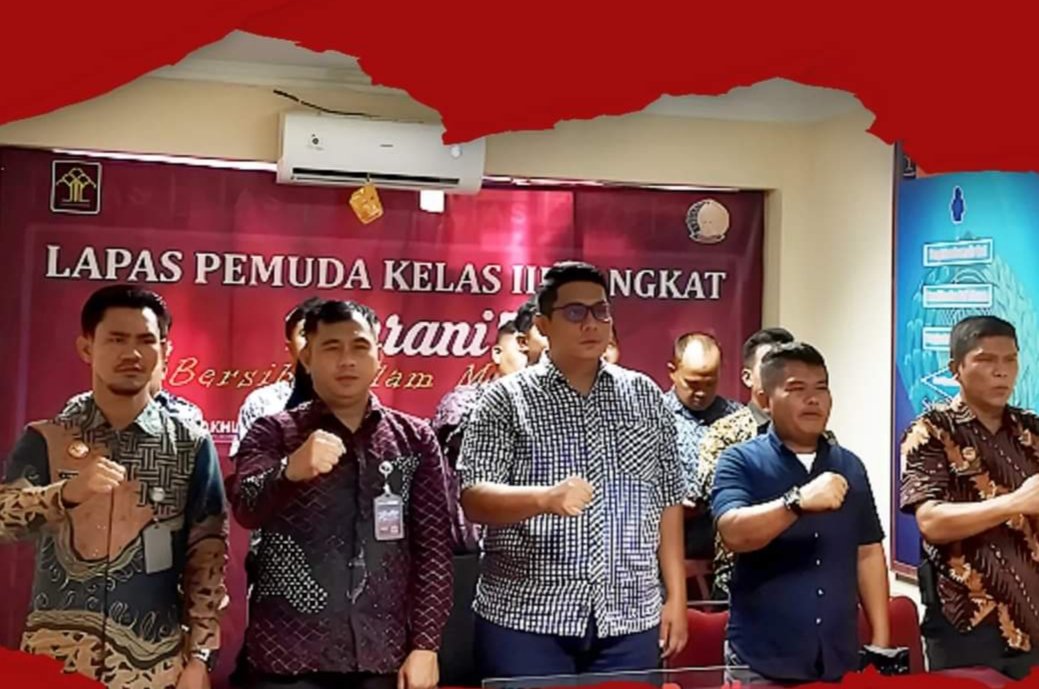Menuju WBK dan WBBM, Lapas Pemuda Langkat Ikuti Exit Meeting Evaluasi Pembangunan Zona Integritas