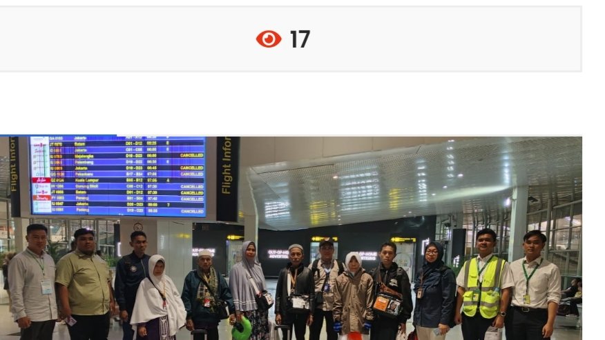 Lima Jemaah Haji Technical Landing, Sudah Dikembalikan ke Embarkasi Asal
