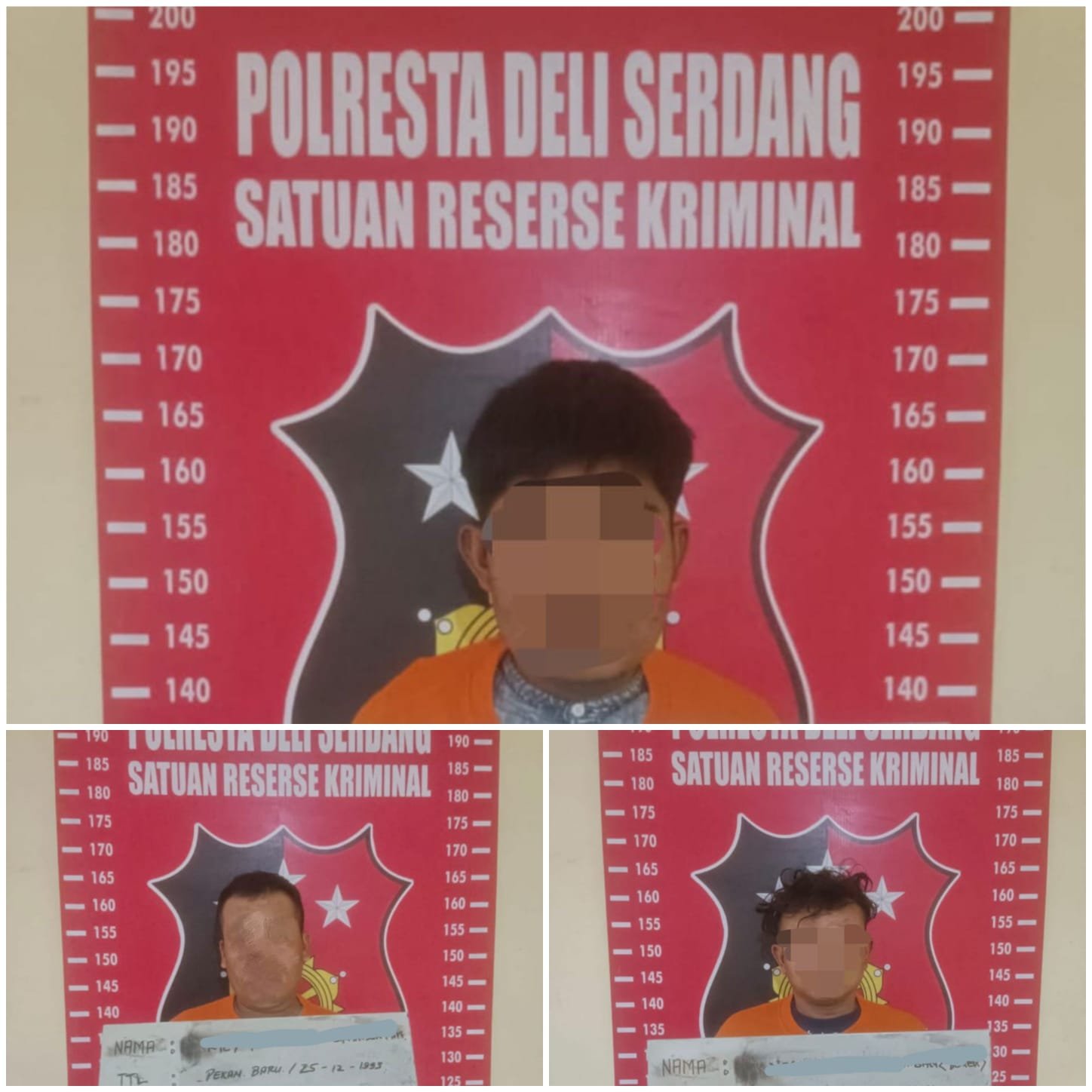 Polresta Deli Serdang Ringkus Trio Maling Sepeda Motor